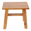 Alvinlite Bamboo Stool Child Seat Stool Coffee Table Low Stool for Living Room Bathroom Bedroom Garden Balcony(Small) view 1
