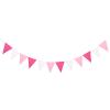 24 Flags Colorful Felt Banner Garlands Birthday Bunting Pennant Baby Shower Wedding Garland Flags Party Decoration Supplies(Set4) view 1
