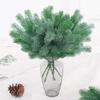 DUO ER Artificial Pine Needle Branches Home Hotel Plant Leaf Decor Plastic Fake Plant Prop Ornament 36cm view 2