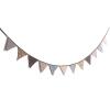 24 Flags Colorful Flag Banner Birthday Party Decoration Hanging Pennant Wedding Bunting Baby Shower Garland Tent Fabric Flags 8m(Brown) view 1