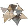 24 Flags Colorful Flag Banner Birthday Party Decoration Hanging Pennant Wedding Bunting Baby Shower Garland Tent Fabric Flags 8m(Brown) view 3