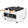 Commercial Electric Bubble Skewer Waffle Ball Machine Nonstick Waffle Balls Maker Iron Popular Snack Equipment New Belgium Waffle Ball Stick Maker 110V 1500W view 2