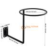 6 Packs Helmet and Hat Wall Mount Holder - Motorcycle Helmet Stand, Black Hangers for Caps, Ball Holder, Wig Display view 2