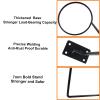 6 Packs Helmet and Hat Wall Mount Holder - Motorcycle Helmet Stand, Black Hangers for Caps, Ball Holder, Wig Display view 3