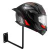 6 Packs Helmet and Hat Wall Mount Holder - Motorcycle Helmet Stand, Black Hangers for Caps, Ball Holder, Wig Display view 4