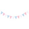 24 Flags Colorful Felt Banner Garlands Birthday Bunting Pennant Baby Shower Wedding Garland Flags Party Decoration Supplies(Set10) view 1