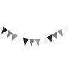 24 Flags Colorful Felt Banner Garlands Birthday Bunting Pennant Baby Shower Wedding Garland Flags Party Decoration Supplies(Set17) view 1