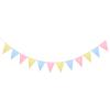24 Flags Colorful Felt Banner Garlands Birthday Bunting Pennant Baby Shower Wedding Garland Flags Party Decoration Supplies(Set9) view 1