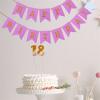 13pcs/set Happy Birthday Flags Party Decoration Gold Letters Hanging Banner Garland Baby Shower Photo Props Bunting(F02) view 4