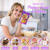 100 PCS Resealable Mylar Bags with Zip and Frosted Clear Window Smell Proof Packaging Bags Foil Pouch Zipper Bag for Food Self Sealing Storage Supplies (Purple, 6.29x9.44) view 4