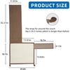 Cat Scratch Furniture Protector with Natural Sisal for Protecting Couch Sofa Chair Furniture,Couch Protector from Cat Claws 23.6L''*19.7W'' (Brown, Right Handed) view 2