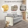 Cat Scratch Furniture Protector with Natural Sisal for Protecting Couch Sofa Chair Furniture,Couch Protector from Cat Claws 23.6L''*19.7W'' (Brown, Right Handed) view 4