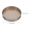 Cabilock Egg Tart Molds Set Nonstick Baking Tartlet Molds for Diy Reusable Removable Bottom view 3