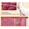 Bed Headboard Cover Protector Thicken Elastic 360 All-Inclusive with Stretch Side and Pocket Dustproof Cotton Cover Bed Head Back Protection Dust-Proof (Color : Purple, Size : 2.2m) view 4
