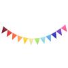 24 Flags Colorful Felt Banner Garlands Birthday Bunting Pennant Baby Shower Wedding Garland Flags Party Decoration Supplies(Set19) view 1