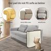 Cat Scratch Furniture Protector with Natural Sisal for Protecting Couch Sofa Chair Furniture,Couch Protector from Cat Claws 23.6L''*19.7W'' (Brown, Left Handed) view 4