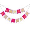 13pcs/set Happy Birthday Flags Party Decoration Gold Letters Hanging Banner Garland Baby Shower Photo Props Bunting(F01) view 1