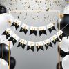 13pcs/set Happy Birthday Flags Party Decoration Gold Letters Hanging Banner Garland Baby Shower Photo Props Bunting(F01) view 2