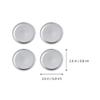 54pcs Multipurpose Sealing Caps for Canning Jars Leak Lids Discs Silver for Term Food Storage and Preservation for Wide Mouth Jars view 2