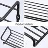Hemoton Wall Mounted Kitchen Spice Rack Organizer 11.41 Inch Storage Racks for Seasoning Bottles Space Saving Pantry and Cabinet Storage Holder view 4