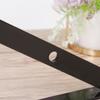 DOITOOL Metal Stand 2pcs Heavy Duty Shelf Bracket Triangular Wall Mounted Metal Shelf Support Bracket Black Angle for Floating Shelf s Shelf view 3