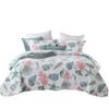 ABREEZE Coastal Beach Quilt Set with Shams Cotton Bedspread Coverlet Ocean Bedding Set Sea Shell Conch Coral Starfish Oversized Quilt,King,3 Pieces view 2
