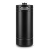 128OZ Mini Keg Growler, Stainless Steel Home Keg with No Scratch Matte Black Powder Coated to Keeping Fresh for Homebrew, Craft and Draft Beer view 1