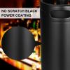 128OZ Mini Keg Growler, Stainless Steel Home Keg with No Scratch Matte Black Powder Coated to Keeping Fresh for Homebrew, Craft and Draft Beer view 2