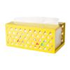 YRHH Iron Tissue Box Napkin Paper Case Countertop Paper Tissue Dispenser Holder for Home Restaurant Office Car,Size 20.5cm10.5cm9cm-Yellow view 1