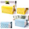 YRHH Iron Tissue Box Napkin Paper Case Countertop Paper Tissue Dispenser Holder for Home Restaurant Office Car,Size 20.5cm10.5cm9cm-Yellow view 4