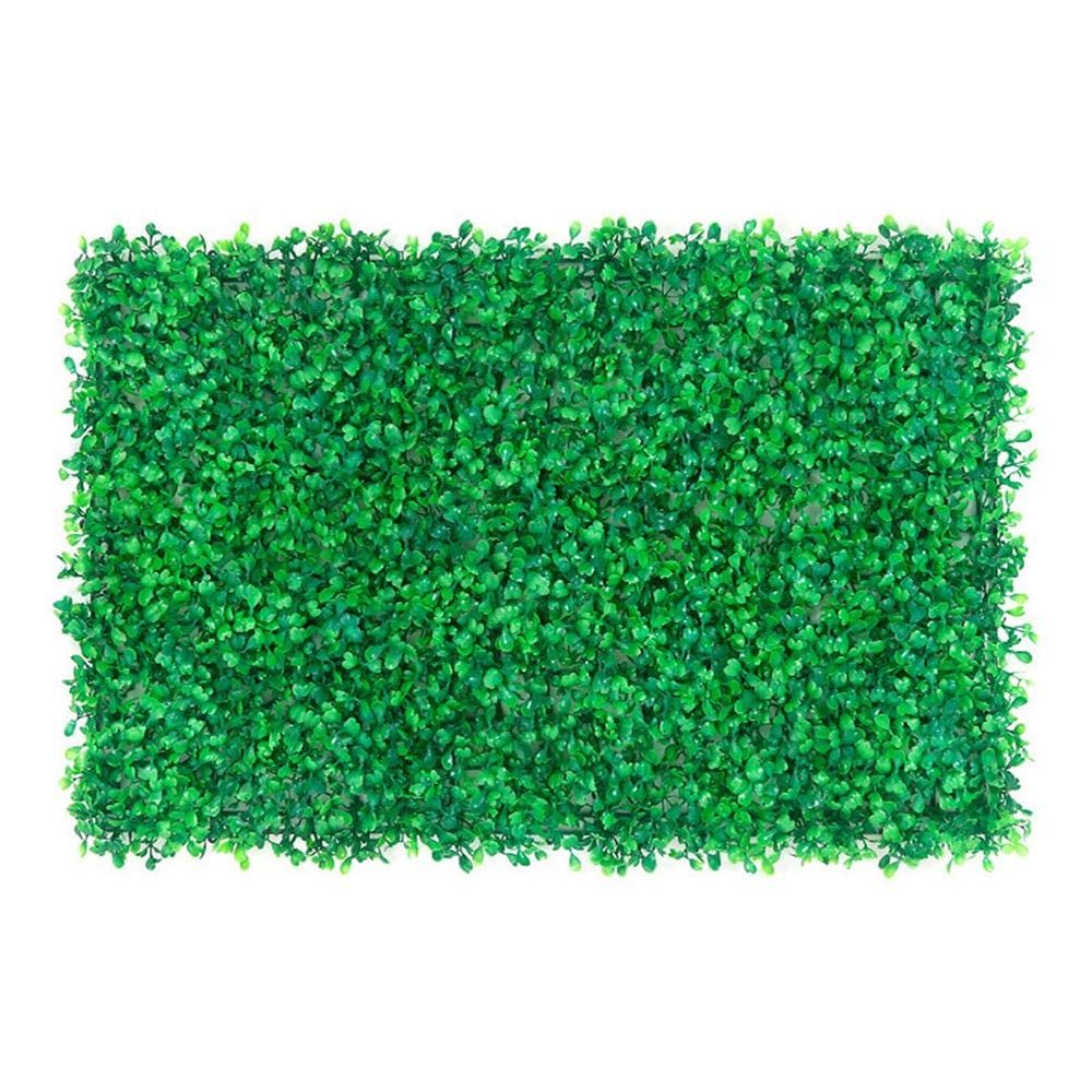 CXWLD Artificial Hedge Boxwood Panels Wall Privacy Screen Plant Mats Home Wall Decoration Hotels Cafes Backdrops(Light Milan Encryption)