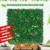 CXWLD Artificial Hedge Boxwood Panels Wall Privacy Screen Plant Mats Home Wall Decoration Hotels Cafes Backdrops(Light Milan Encryption) view 3