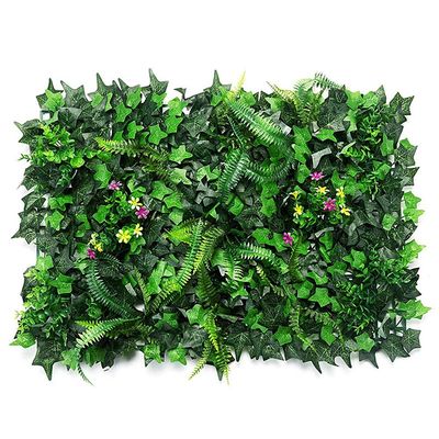 CXWLD Artificial Hedge Boxwood Panels Wall Privacy Screen Plant Mats Home Wall Decoration Hotels Cafes Backdrops(Melon Leaves)