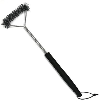 Norpro 3-Sided Grill Brush with Nylon Bristles