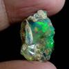 Dazzlegems 6.85 Cts AAA 100% Natural Rainbow Welo Fire Ethiopian Opal Rough Loose Gemstones-109 view 2