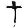 blomus VIPO Shower Squeegee with Holder, 24 cm Wide, Silicone Squeegee for Shower, Bathroom, Window Squeegee, Windscreen Squeegee, Black view 1