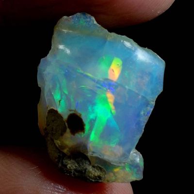 Dazzlegems 13.60 Cts AAA 100% Natural Rainbow Welo Fire Ethiopian Opal Rough Loose Gemstones-121