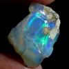 Dazzlegems 13.60 Cts AAA 100% Natural Rainbow Welo Fire Ethiopian Opal Rough Loose Gemstones-121 view 2
