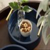 Kate and Laurel Lipton Modern Round Tray Set; Set of 2; Navy Blue and Gold; Glam Decorative Tray Set for Storage and Display view 3