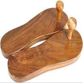 Radhna Indian Traditional Indian Handmade Wooden KHADAU of Very Special Slipper