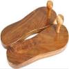 Radhna Indian Traditional Indian Handmade Wooden KHADAU of Very Special Slipper view 1