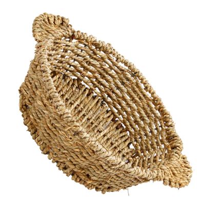 1pc Creative Straw Casserole Basket Hand-woven Multipurpose Heat Insulation Mat Decorative Pot Holder for Dining Table Rustic Home Decor Table and Style