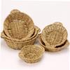 1pc Creative Straw Casserole Basket Hand-woven Multipurpose Heat Insulation Mat Decorative Pot Holder for Dining Table Rustic Home Decor Table and Style view 3