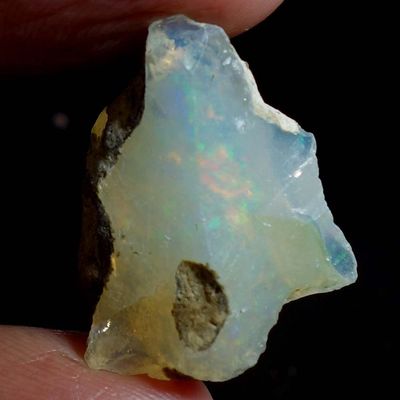 Dazzlegems 15.45 Cts AAA 100% Natural Rainbow Welo Fire Ethiopian Opal Rough Loose Gemstones-147