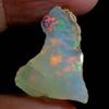Dazzlegems 11.85 Cts AAA 100% Natural Rainbow Welo Fire Ethiopian Opal Rough Loose Gemstones-149 view 1