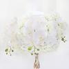 Artificial and Dried Flower 35/40/50cm Artificial Flower Table Flower Ball Centerpieces Wedding Arch Backdrop Rose Peonies Hydrangea Mix Road Guide Bouquet - ( Color: White; Size: 40cm ) view 1
