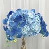 Artificial and Dried Flower 35/40/50cm Artificial Flower Table Flower Ball Centerpieces Wedding Arch Backdrop Rose Peonies Hydrangea Mix Road Guide Bouquet - ( Color: White; Size: 40cm ) view 4