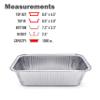 (600 Pack) Premium 2-LB Bread Loaf Baking Pans - 8.5" x 4.5" x 2.5" l Heavy Duty l Disposable Aluminum Foil Tins for Cakes Meatloaf Lasagna view 3