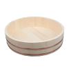 11 Sizes Wooden Sushi Rice Bowl - Hangiri Sushi Oke Rice Mixing Tub Japanese Bibimbap Serving Dish for Restaurant Home Kitchen Tool,27x7.5cm view 1