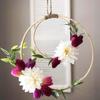 homeemoh 5 Pcs Wooden Bamboo Floral Hoop Wreath Rings for Dream Catcher DIY Wedding Wreath Decor Home Garden Plant Decor Wall Hanging Crafts,15cm/5.91inch view 2